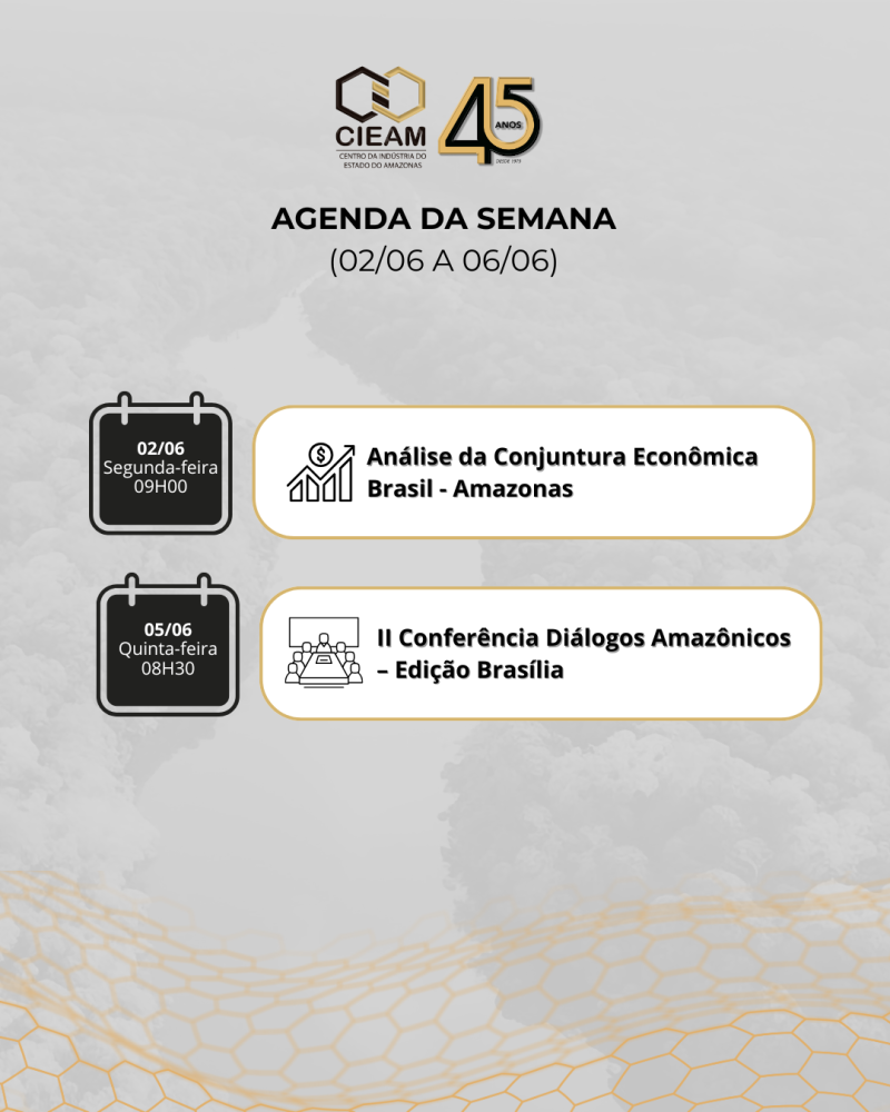 AGENDA CIEAM DE EVENTOS - SEMANA DE 02/06 a 06/06